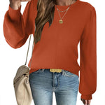 Zeagoo Womens Sweaters Fall Long Sleeve Shirts Ribbed Knit Outfits