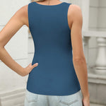 Zeagoo Womens Ribbed Tank Tops V Neck Slim Fit Knit Shirts