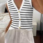 Zeagoo Womens Sweater Vest V Neck Button Down Shirts
