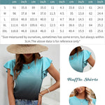Zeagoo Womens Summer Tops Crewneck Short Sleeve Shirts Casual Basic Ruffle T Shirt Fashion Cute Blouse 2024