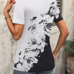 Zeagoo Short Sleeve Shirts Dressy Tops with Pleats