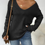 Zeagoo Womens Sweaters Long Sleeve Shirts Off Shoulder Crochet