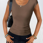 Zeagoo Womens Tank Tops Ribbed Knit Crew Neck Shirts