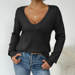 Zeagoo Women's Knitted Jumper Elegant Pullover (DE Only)