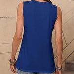 Zeagoo Women's Tank Tops Loose Fit Casual V Neck Boho Shirts