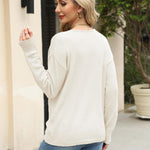 Zeagoo Womens Sweaters Long Sleeve Shirts Off Shoulder Crochet