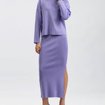 Zeagoo Women's Casual Loose Fashion Long Skirt Two-piece Set