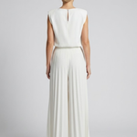 Bianca Moretti | Elegant Pleated Jumpsuit For Women