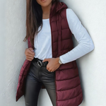 Betty | Long Hooded Puffer Jacket