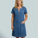 Hannah Fielding | Relaxed Denim Midi Dress For Women