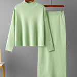 Zeagoo Women's Casual Loose Fashion Long Skirt Two-piece Set