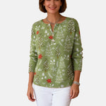 Sofie | Christmas Jumper with Buttons