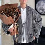 Striped Casual Vintage Loose Jacket