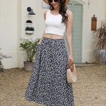Zeagoo Long Women's Elegant Maxi Skirt with Pockets (DE Only)