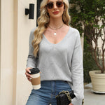 Zeagoo Women's Knitted Jumper Elegant Pullover (DE Only)