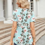 Zeagoo Womens Short Sleeve Tops V-Neck Tshirts