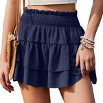 Zeagoo Women's Shorts Summer Casual Ruffle Short Trousers (DE Only)