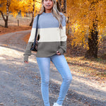Zeagoo Women's 2024 Fall Turtleneck Sweaters Loose Knit Pullover