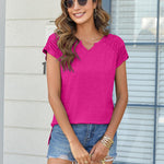 Zeagoo Short Sleeve Shirts Loose Fit V Neck T Shirts