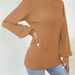 Zeagoo Women's Pullover Knitted Pullover Crew Neck Tops