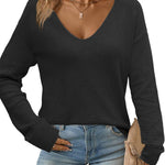 Zeagoo Womens Sweaters Long Sleeve Shirts Off Shoulder Crochet