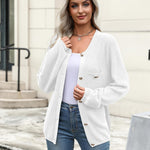Zeagoo Womens Knit Cardigan Sweaters Button Down Shirts