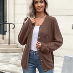 Zeagoo Womens Knit Cardigan Sweaters Button Down Shirts