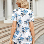 Zeagoo Womens Short Sleeve Tops V-Neck Tshirts