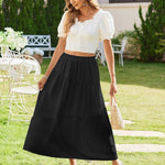 Zeagoo Long Women's Elegant Maxi Skirt with Pockets (DE Only)
