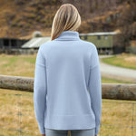 Zeagoo Women's Turtleneck Sweater Fall Winter Chunky Knitted Pullover