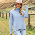 Zeagoo Women's Turtleneck Sweater Fall Winter Chunky Knitted Pullover