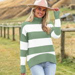 Zeagoo Women's Turtleneck Sweater Fall Winter Chunky Knitted Pullover