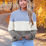 Zeagoo Women's 2024 Fall Turtleneck Sweaters Loose Knit Pullover