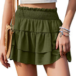 Zeagoo Women's Shorts Summer Casual Ruffle Short Trousers (DE Only)