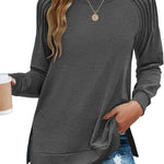 Zeagoo Womens Crewneck Sweatshirt Long Sleeve Tunic Tops