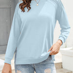 Zeagoo Womens Crewneck Sweatshirt Long Sleeve Tunic Tops
