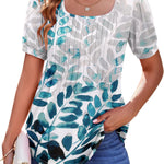 Zeagoo Womens Summer Tops Casual Puff Short Sleeve T Shirts