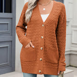 Zeagoo Womens Long Sleeve Chunky Cable Knit Cardigans