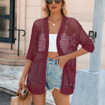 Zeagoo Women's 2025 Summer Crochet Lightweight Cardigan