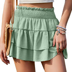 Zeagoo Women's Shorts Summer Casual Ruffle Short Trousers (DE Only)