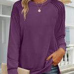 Zeagoo Womens Crewneck Sweatshirt Long Sleeve Tunic Tops