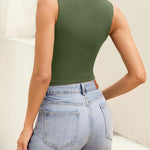Zeagoo Women's Double Lined Square Neck Tank Top