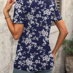 Zeagoo Short Sleeve Shirts Dressy Tops with Pleats