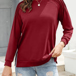 Zeagoo Womens Crewneck Sweatshirt Long Sleeve Tunic Tops