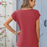 Zeagoo Short Sleeve Shirts Loose Fit V Neck T Shirts