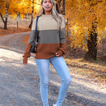 Zeagoo Women's 2024 Fall Turtleneck Sweaters Loose Knit Pullover