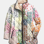 Suri | Casual Floral Print Quilted Jacket