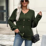 Zeagoo Womens Knit Cardigan Sweaters Button Down Shirts