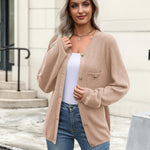 Zeagoo Womens Knit Cardigan Sweaters Button Down Shirts