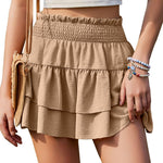 Zeagoo Women's Shorts Summer Casual Ruffle Short Trousers (DE Only)